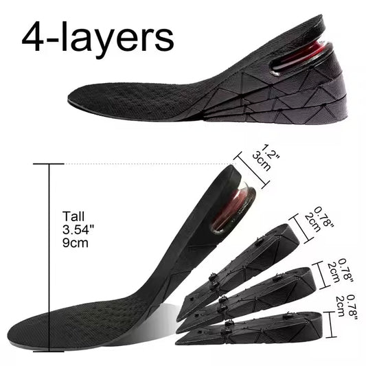 Height Increase Insoles for Men & Women (1 Pair) – Adjustable Size