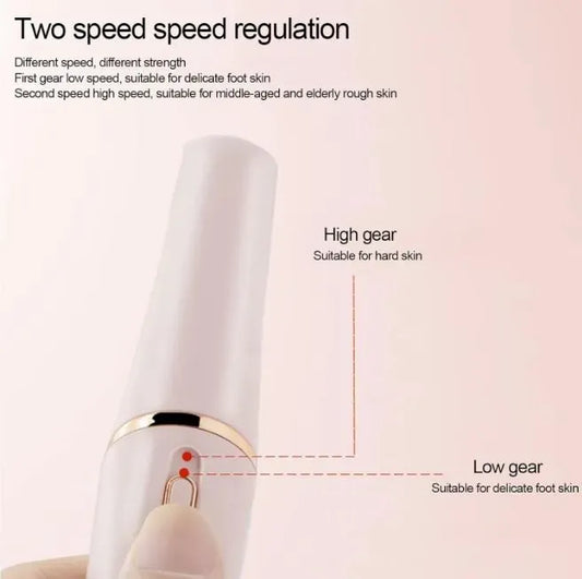 Rechargeable Electric Pedi Foot Filer | Portable Callus Remover | Smooth & Soft Feet Care Tool