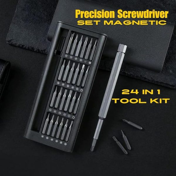 New Model - 24 In 1 Precision Mini Magnetic Screwdriver Set, 24 In 1 Tool Kit