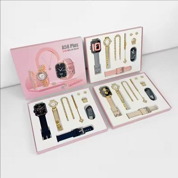 A58 Plus smartwatch women's jewelry set