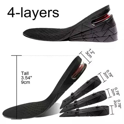 Height Increase Insoles for Men & Women (1 Pair) – Adjustable Size