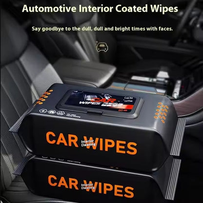 Car Interior Cleaning Wipes – Pack of 80 | Multipurpose Dashboard & Seat Cleaner Wipes