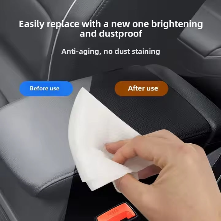 Car Interior Cleaning Wipes – Pack of 80 | Multipurpose Dashboard & Seat Cleaner Wipes