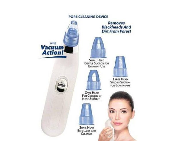Blackhead Suction Remover & Pore Vacuum | Ultimate Beauty Tool for Deep Pore Cleaning |  Cell Operated