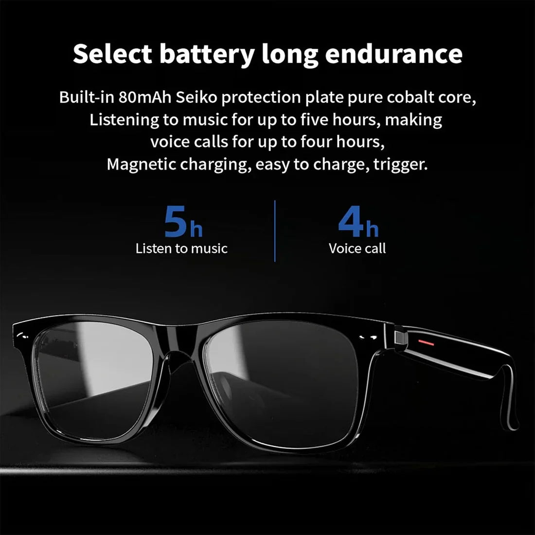 Smart Wireless Headphone Calling Sunglasses