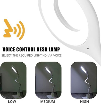 USB Voice Control Reading Lamp – Smart LED Table Light for Home and Office